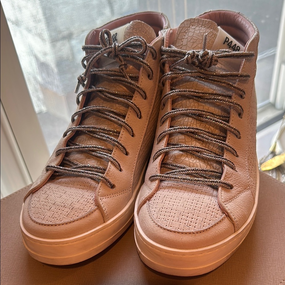 P448 High-Top Sneakers white